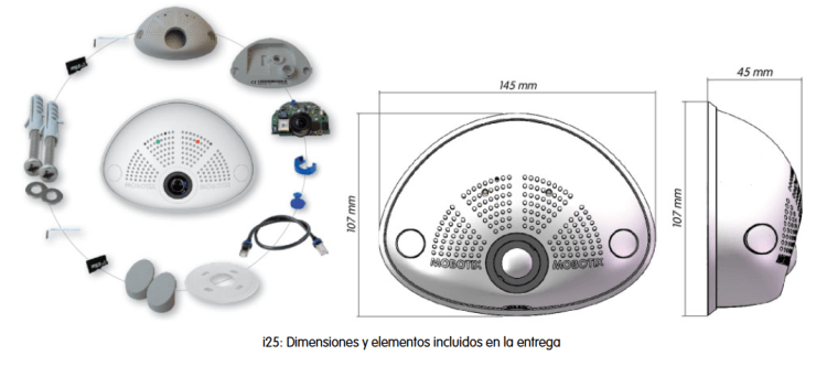 Dimensiones I25 Contenido Caja