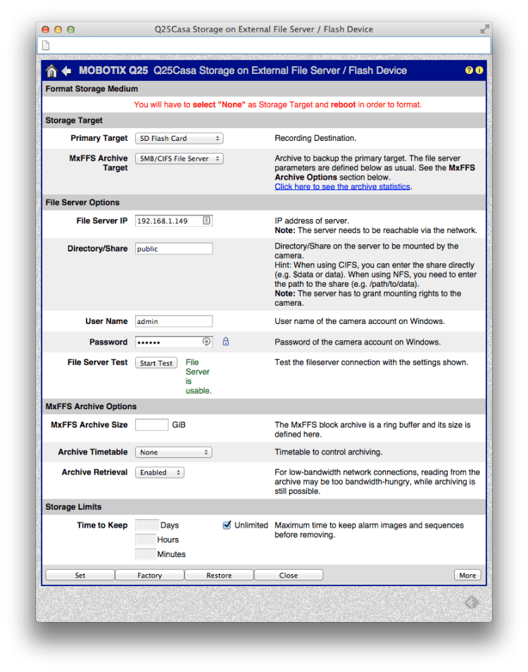 Resultado positivo de la prueba