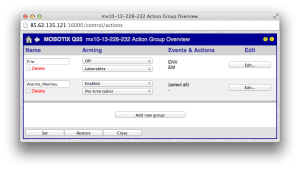Action Group Overview